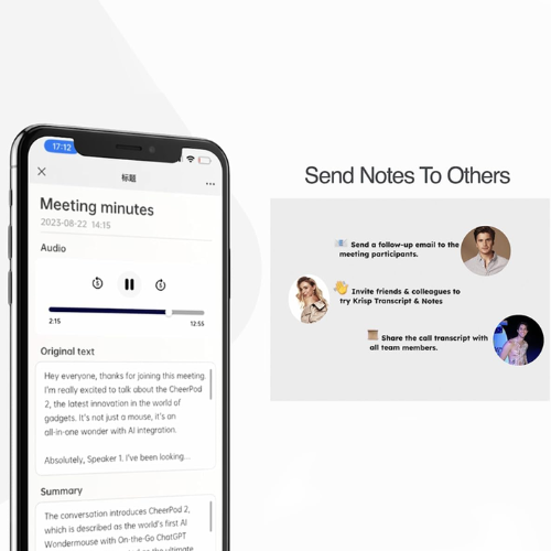 Cheerdots2 Ratón Inalambrico con IA